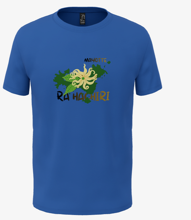 T-shirt Mayotte Personnalisé fleur