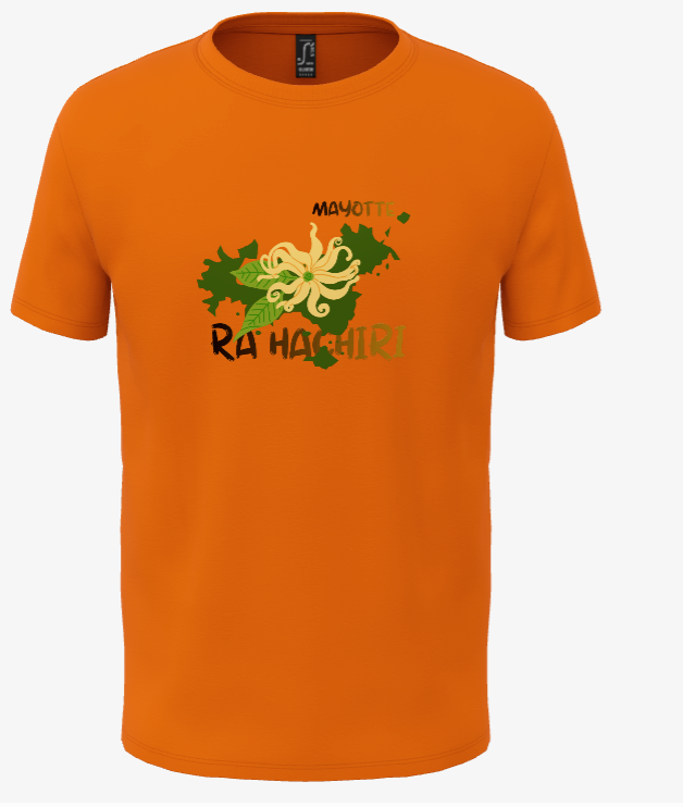 T-shirt Mayotte Personnalisé fleur