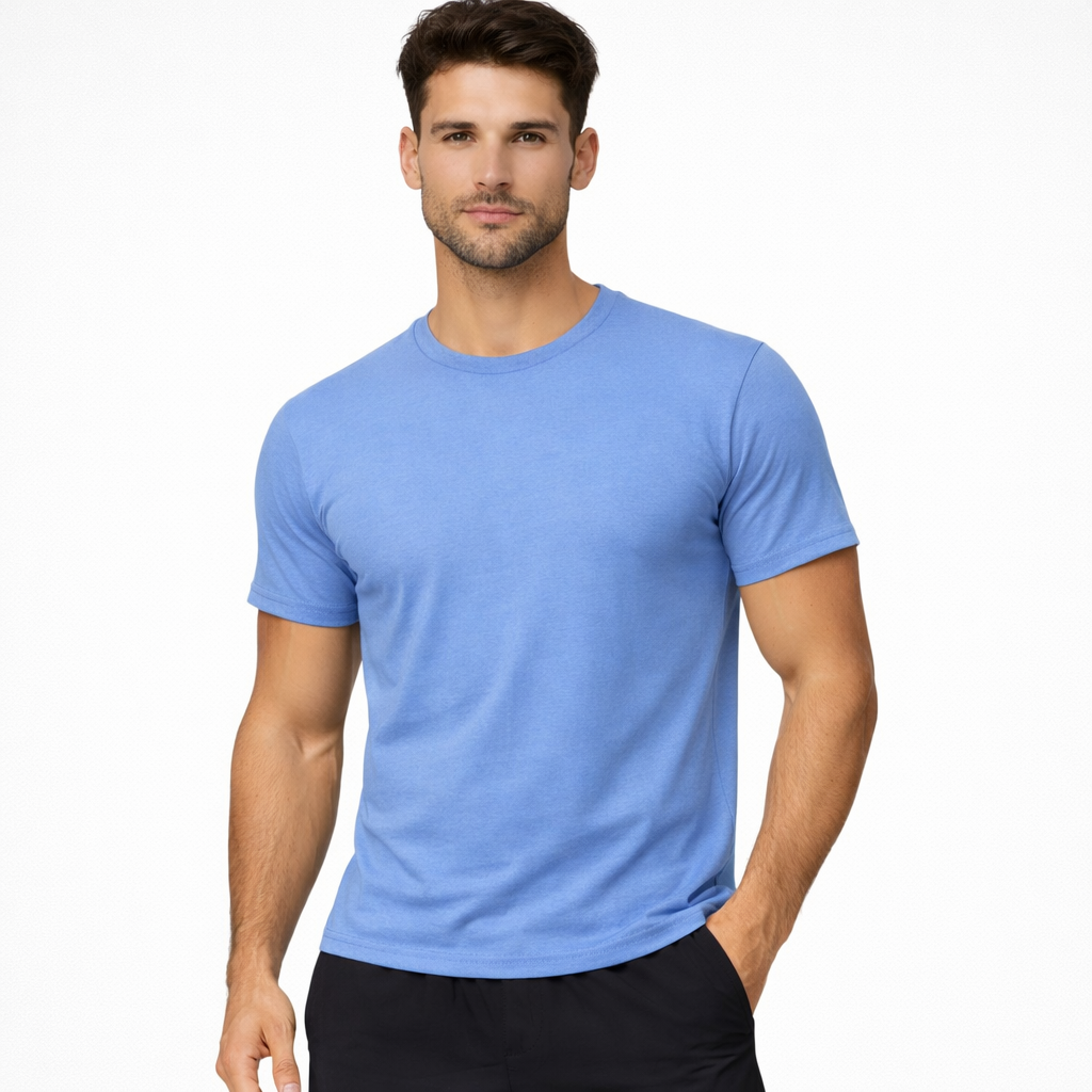 64000 - Softstyle® Ring Spun T-Shirt - Carolina Blue