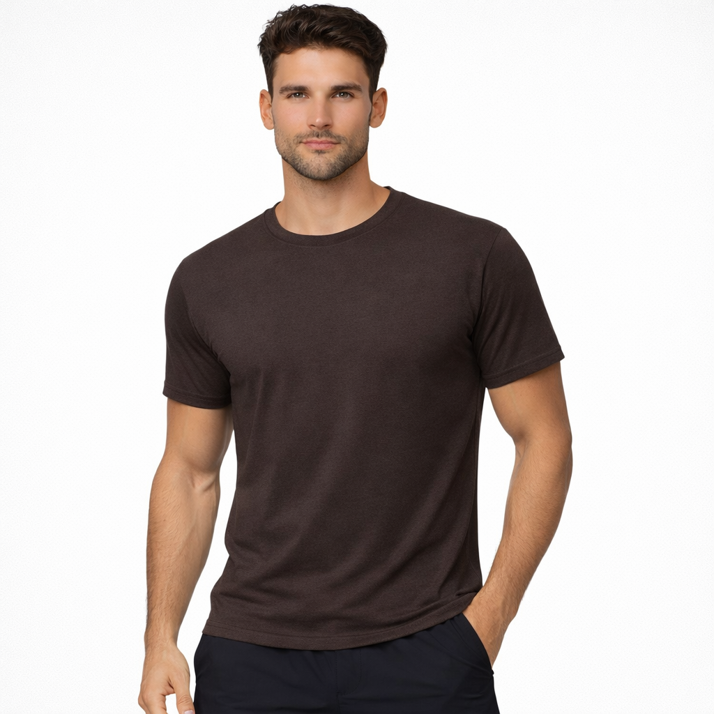 64000 - Softstyle® Ring Spun T-Shirt - Dark Chocolate