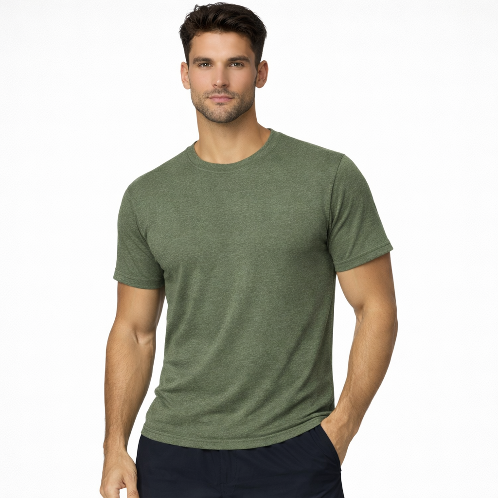 64000 - Softstyle® Ring Spun T-Shirt - Heather Military Green
