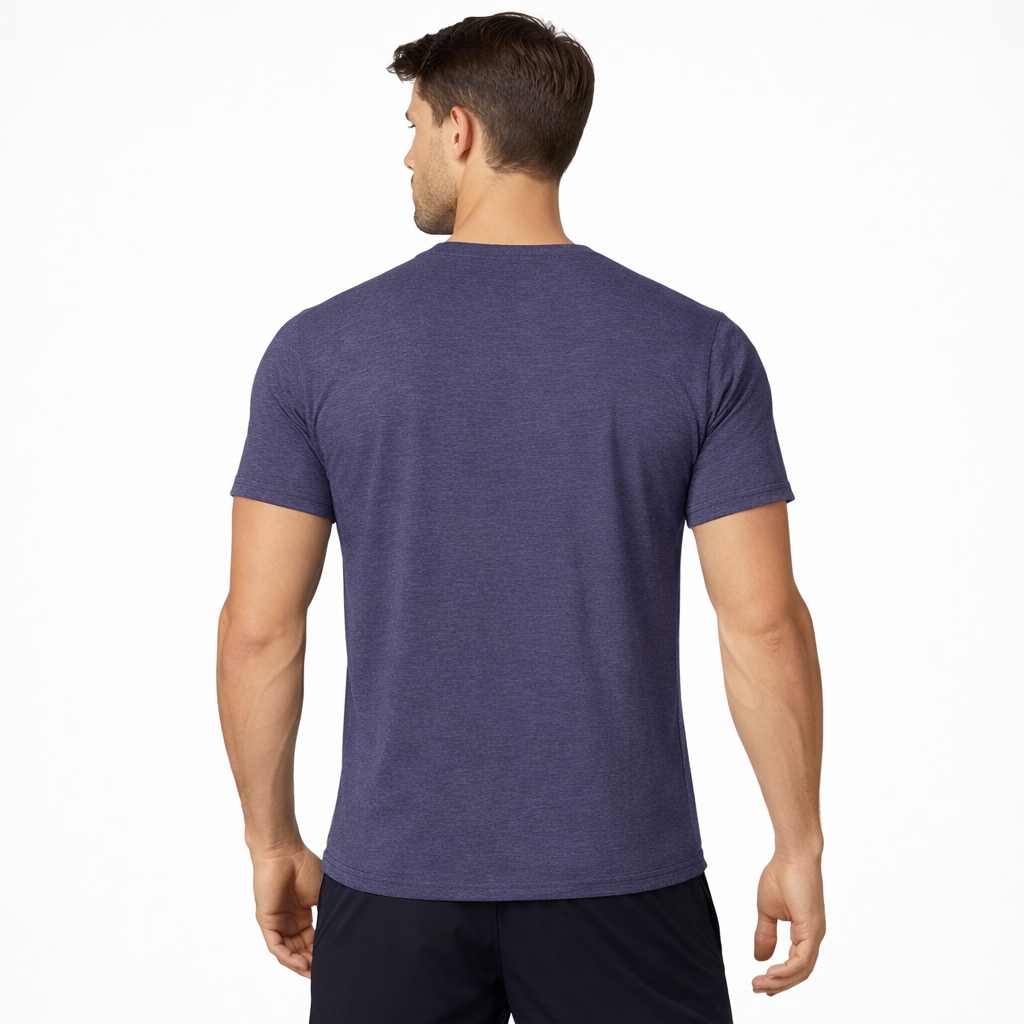 64000 - Softstyle® Ring Spun T-Shirt - Heather Navy