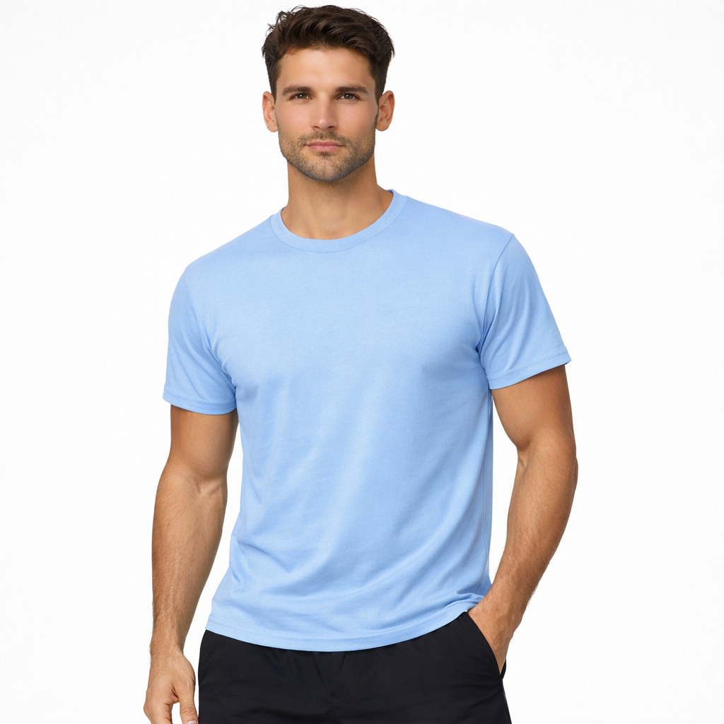 64000 - Softstyle® Ring Spun T-Shirt - Light Blue