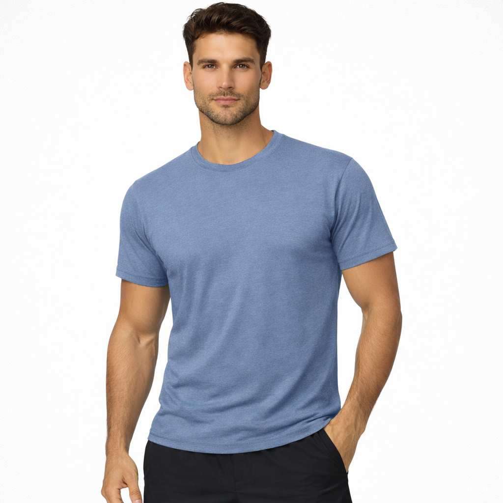 64000 - Softstyle® Ring Spun T-Shirt - Stone Blue